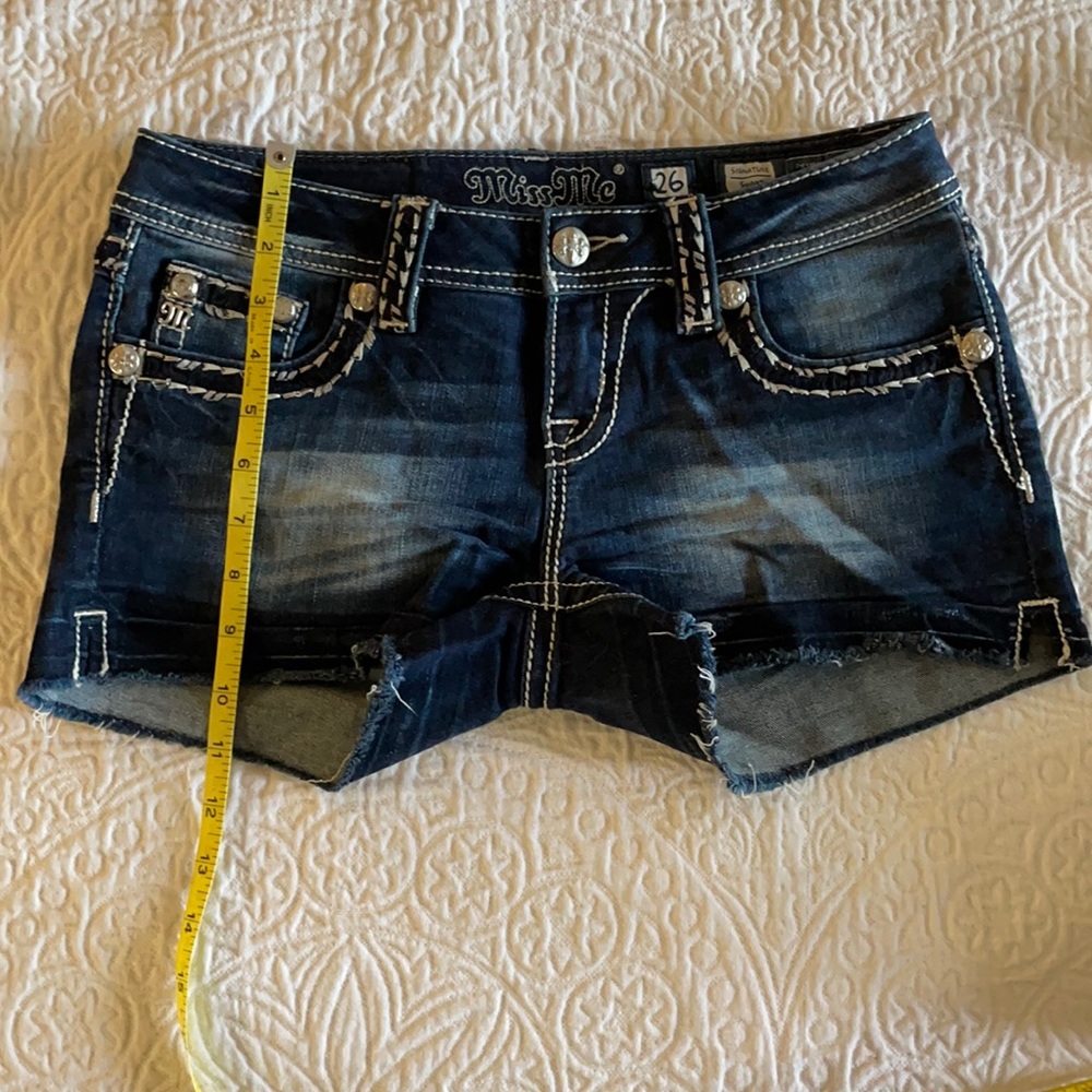 Miss Me, Size 26 , Dark Denim Shorts